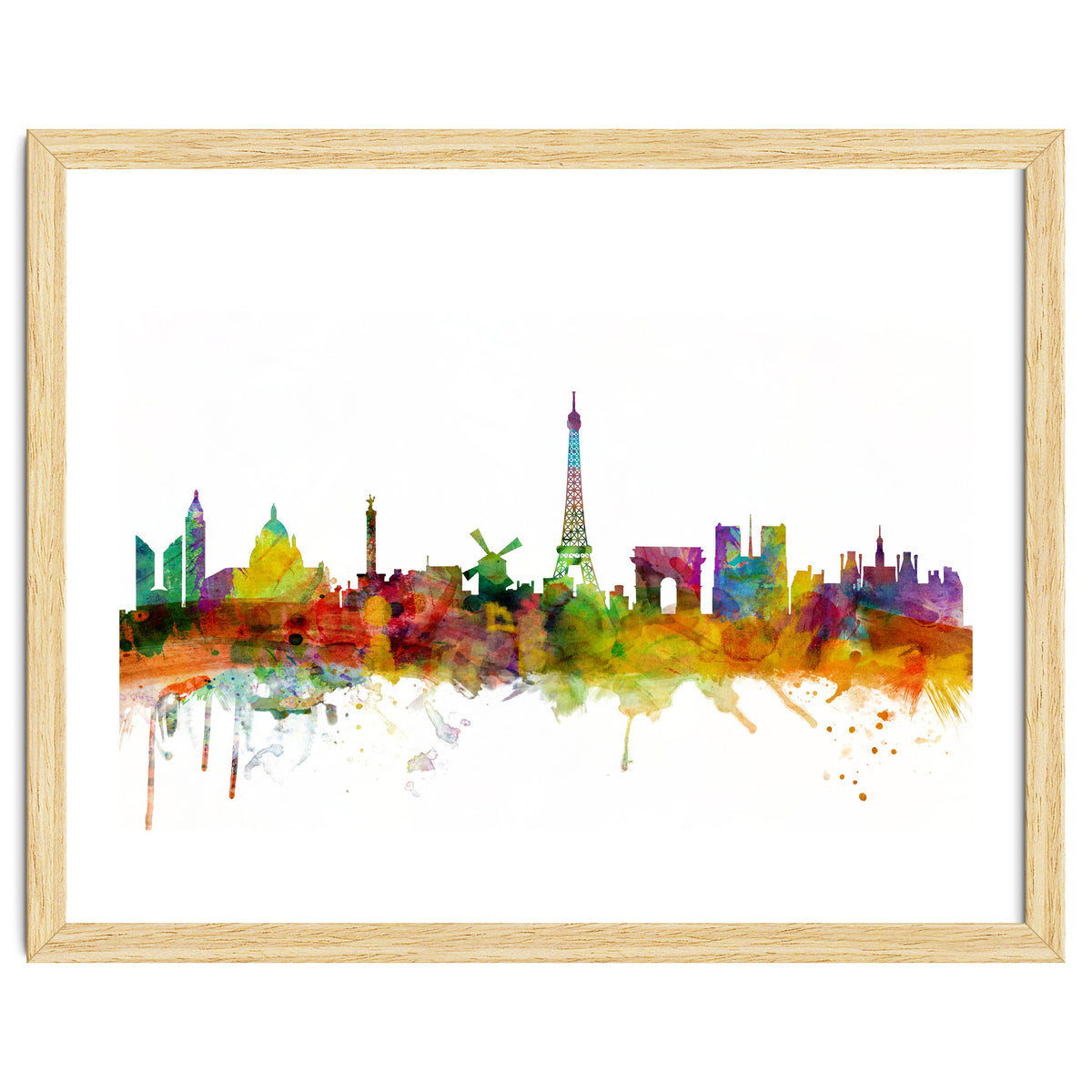 Paris France Skyline