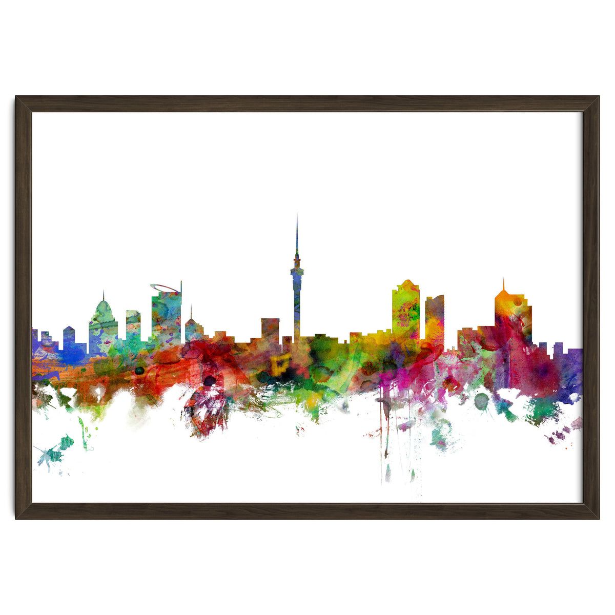 Auckland New Zealand Skyline