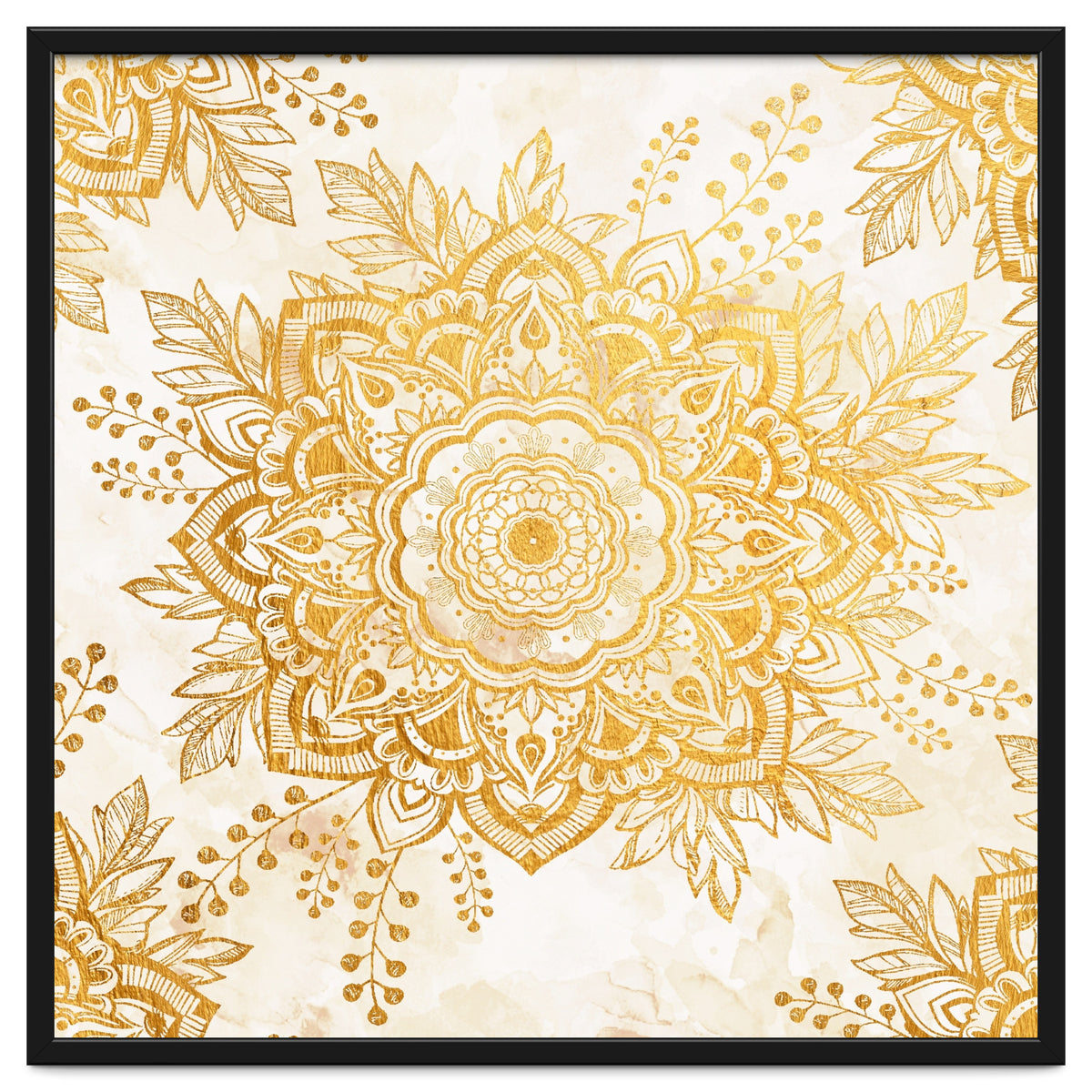 Queen Starring of Mandala-Gold Sunflower I