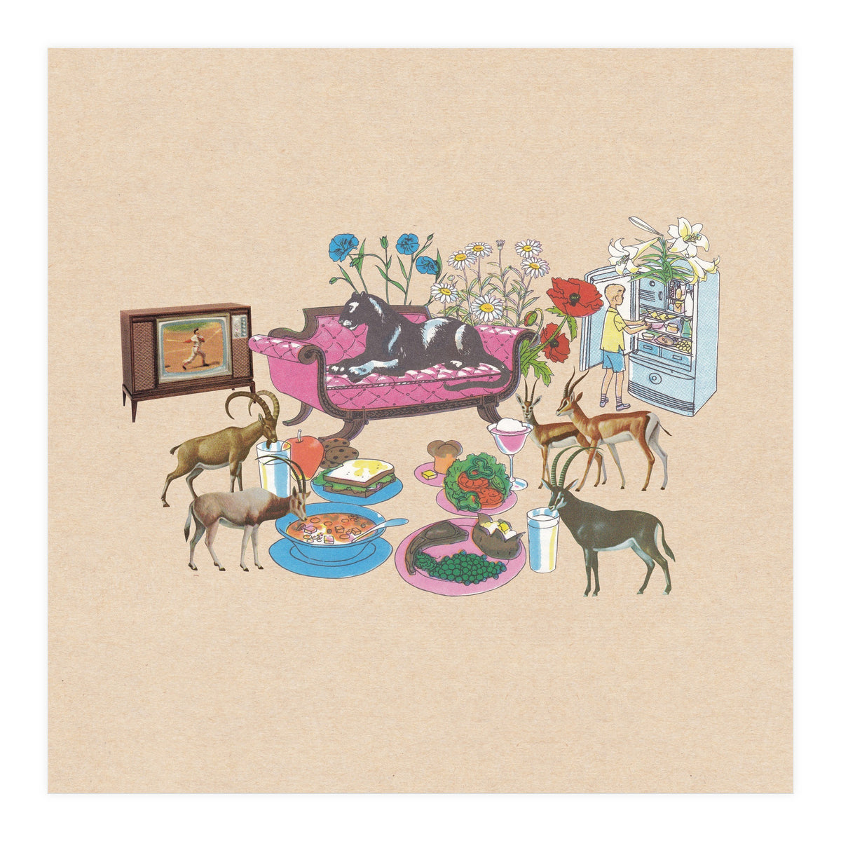 Black Panther And Friends (Print Only)