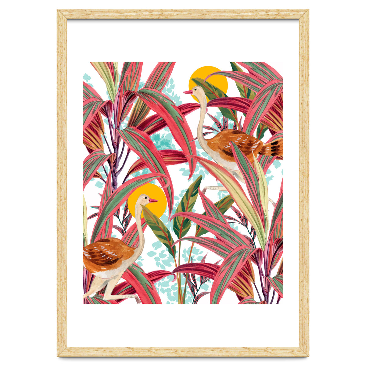 Faith Is The Bird That Feels The Light When The Dawn Is Still Dark, Vintage Botanical Nature Painting Jungle