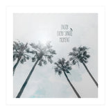 Palm trees with sun | enjoy every single moment (Print Only) thumbnail