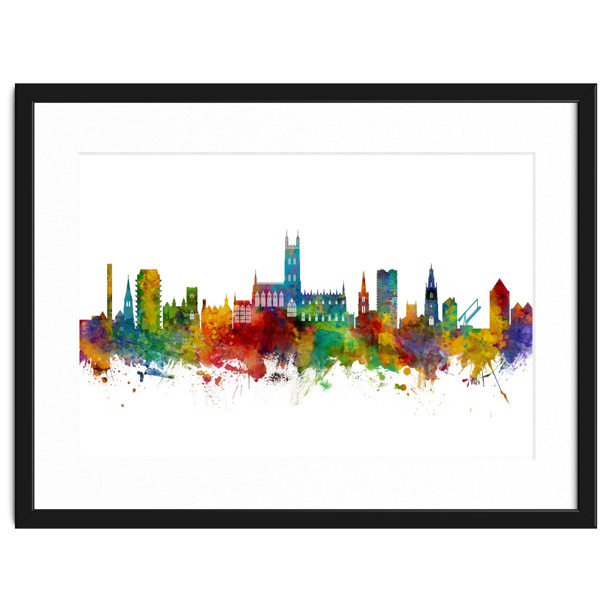 Gloucester England Skyline