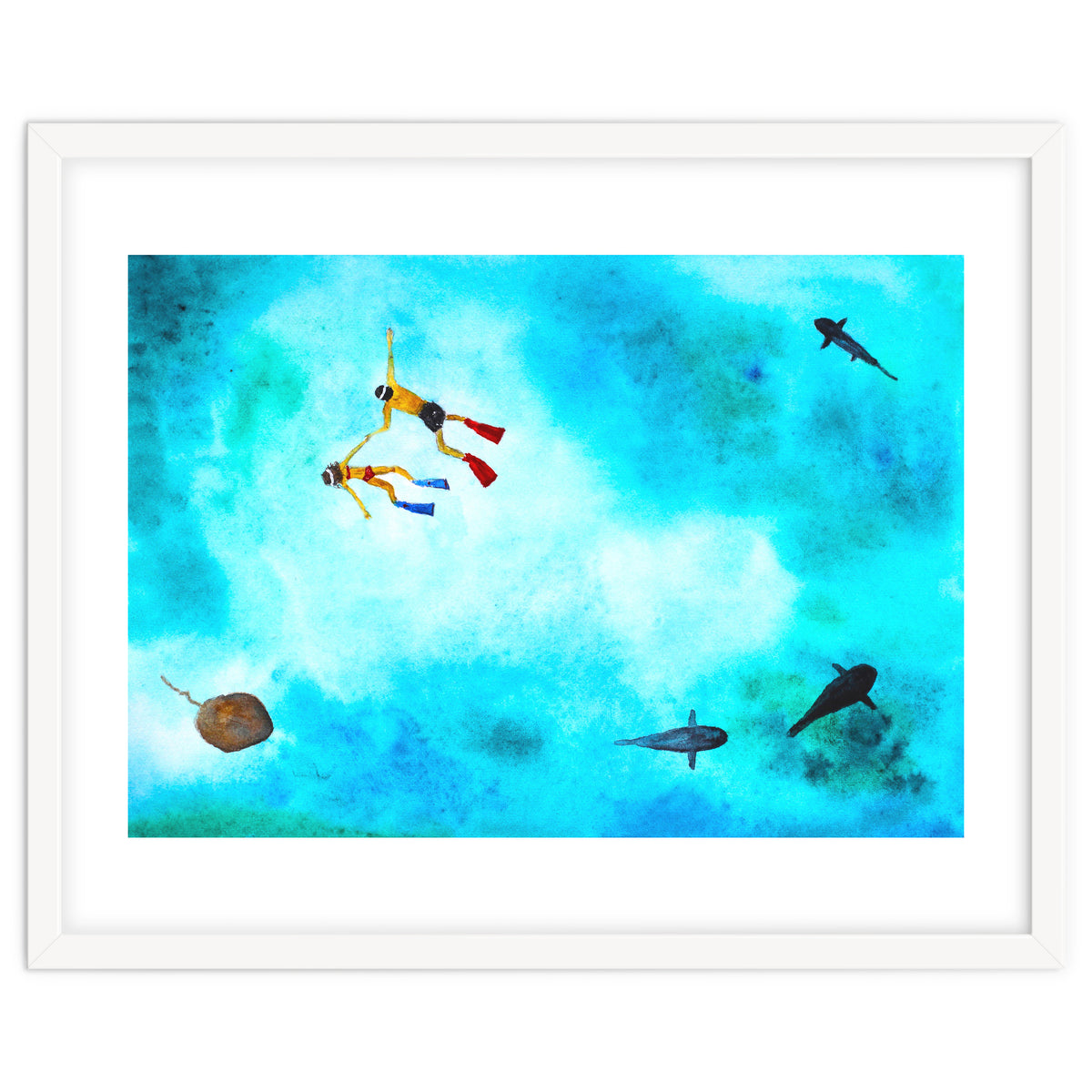 One summer day || watercolor