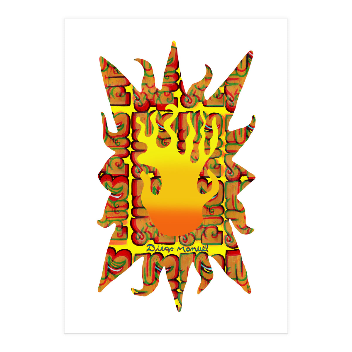 Fuego 3 Copia (Print Only)