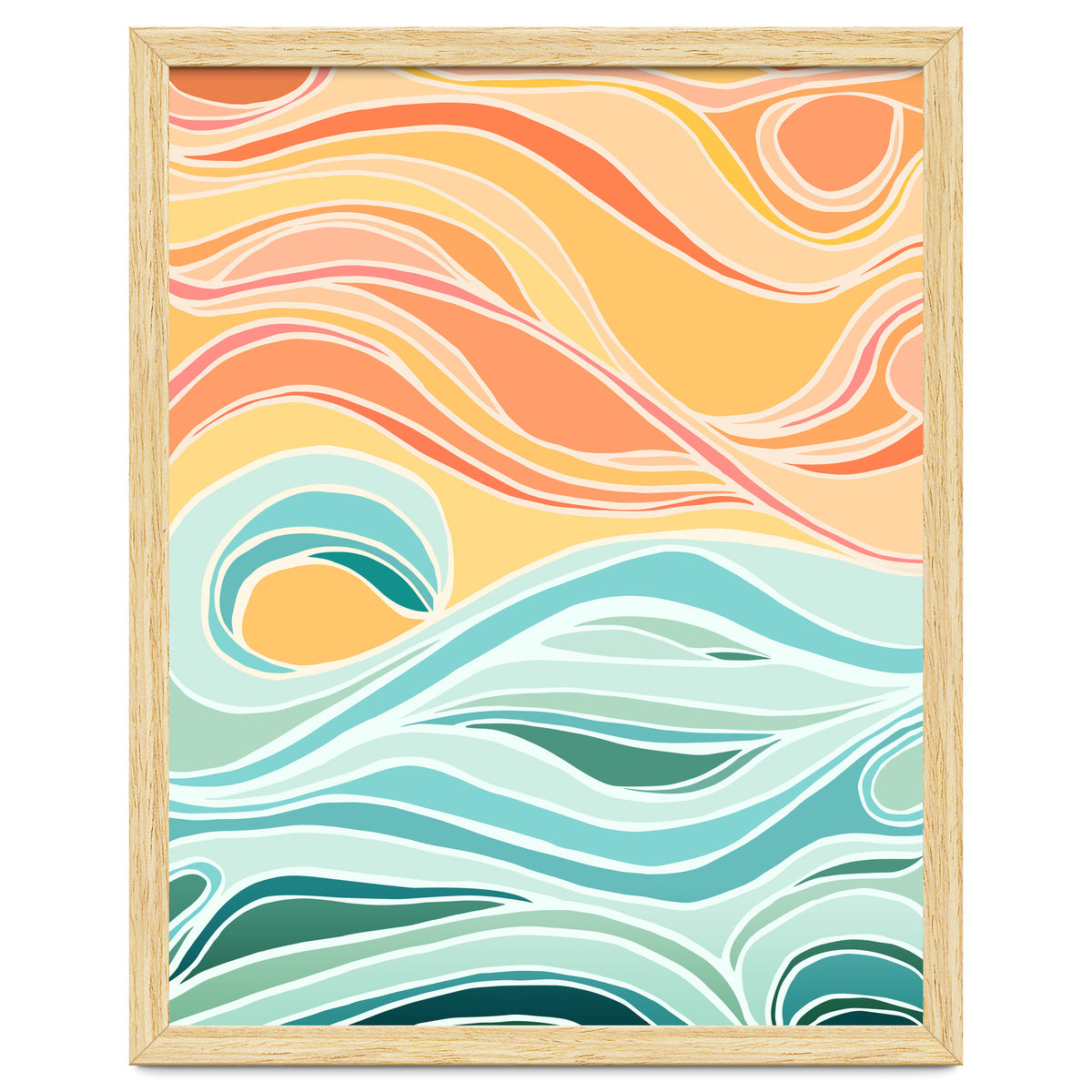 Sky And Sea Abstract