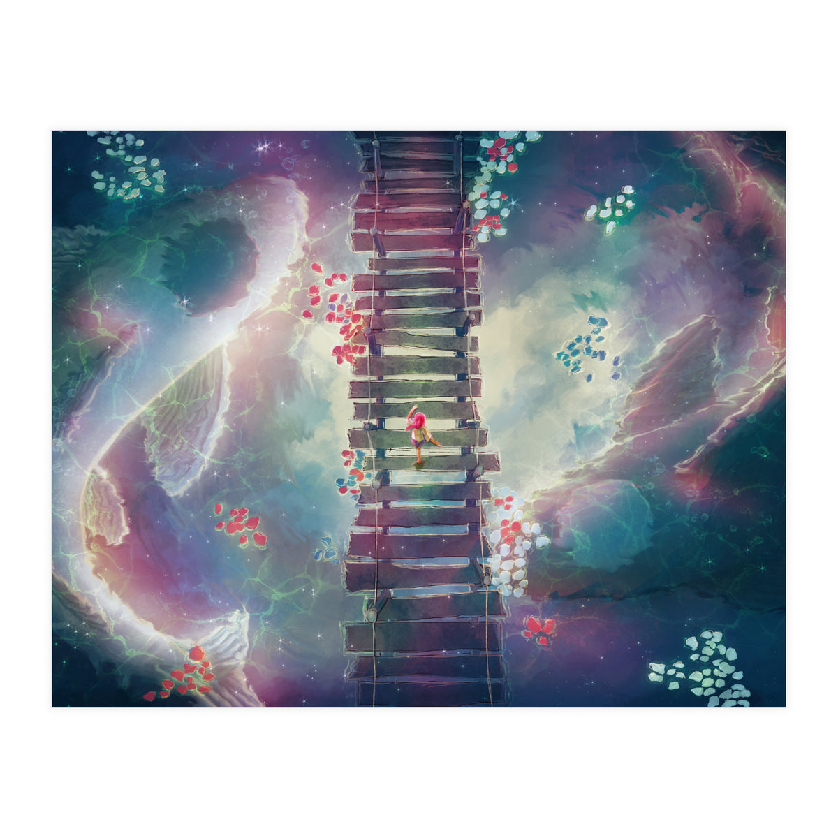 Walking Through Sun, Moon, and Stars (Print Only)