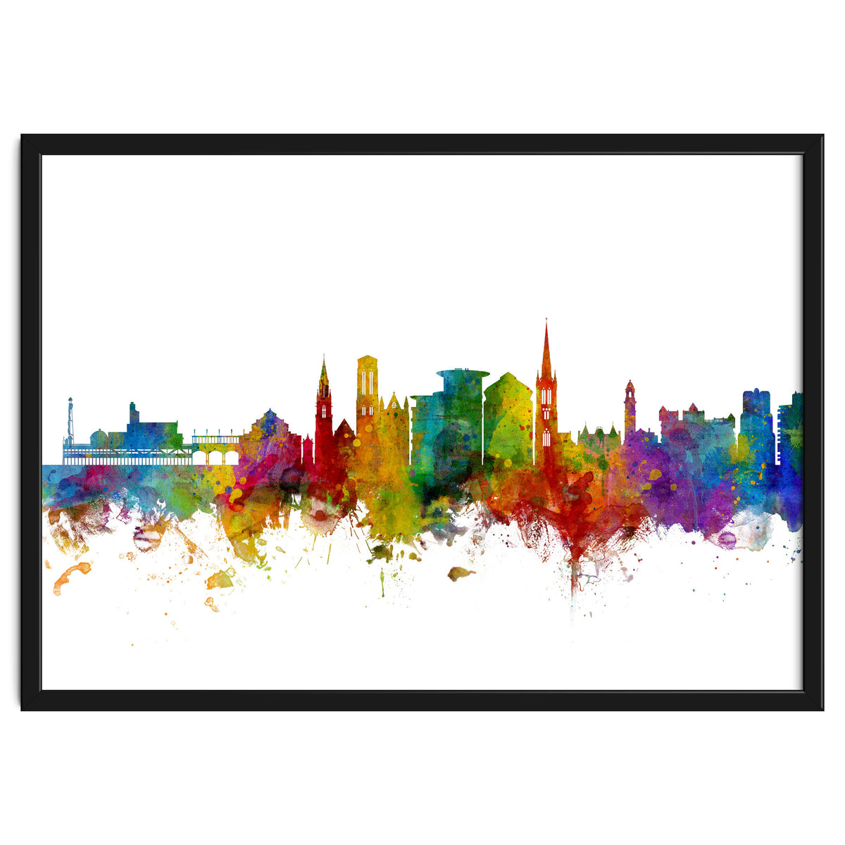 Bournemouth England Skyline