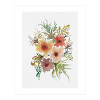 Watercolor blooms (Print Only)