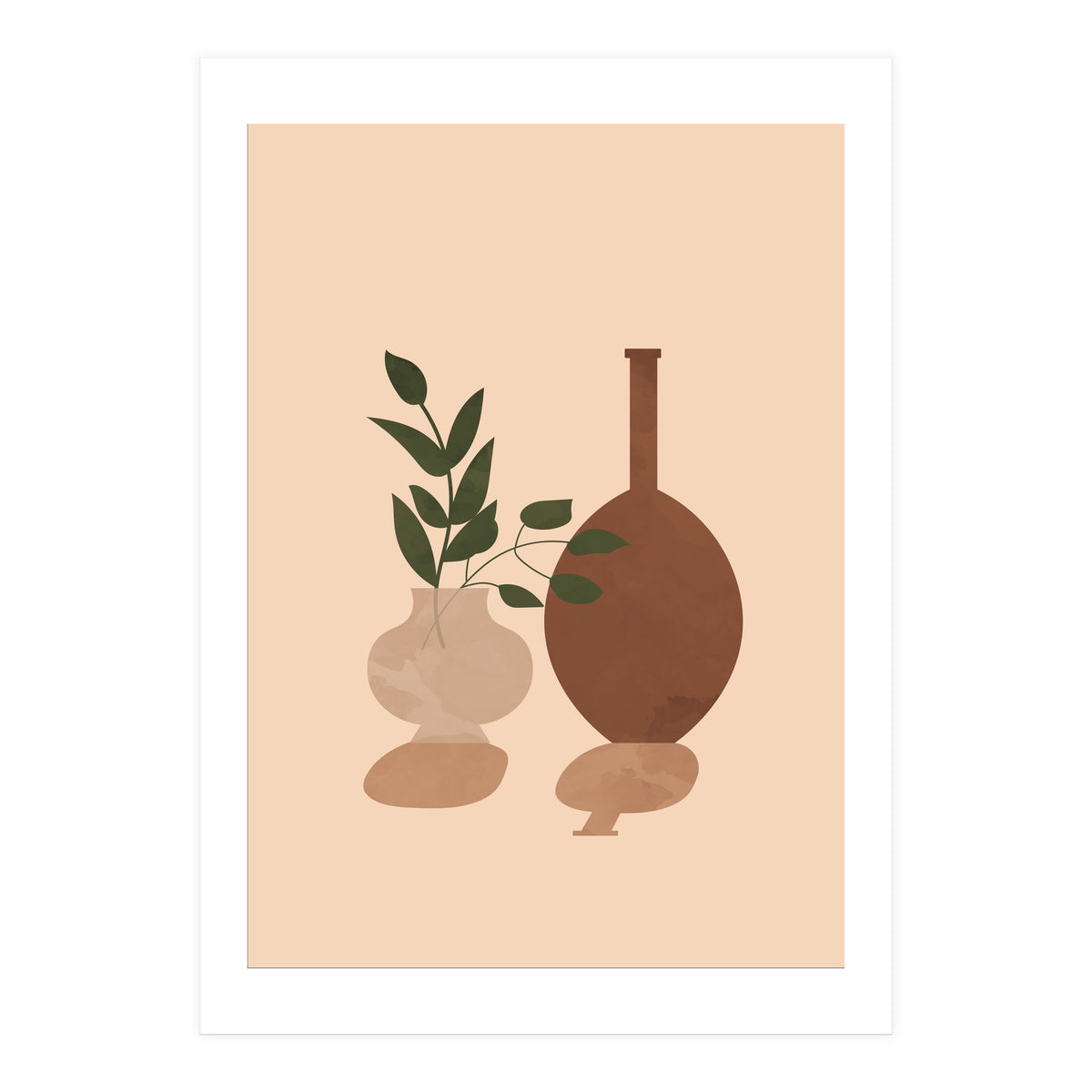 Potted Plant Scandinavian Botanical (Print Only)