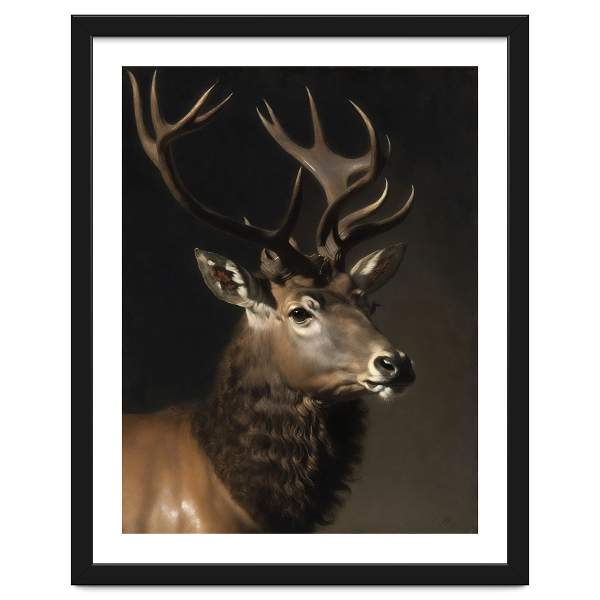 Stag Classical Oil Painting