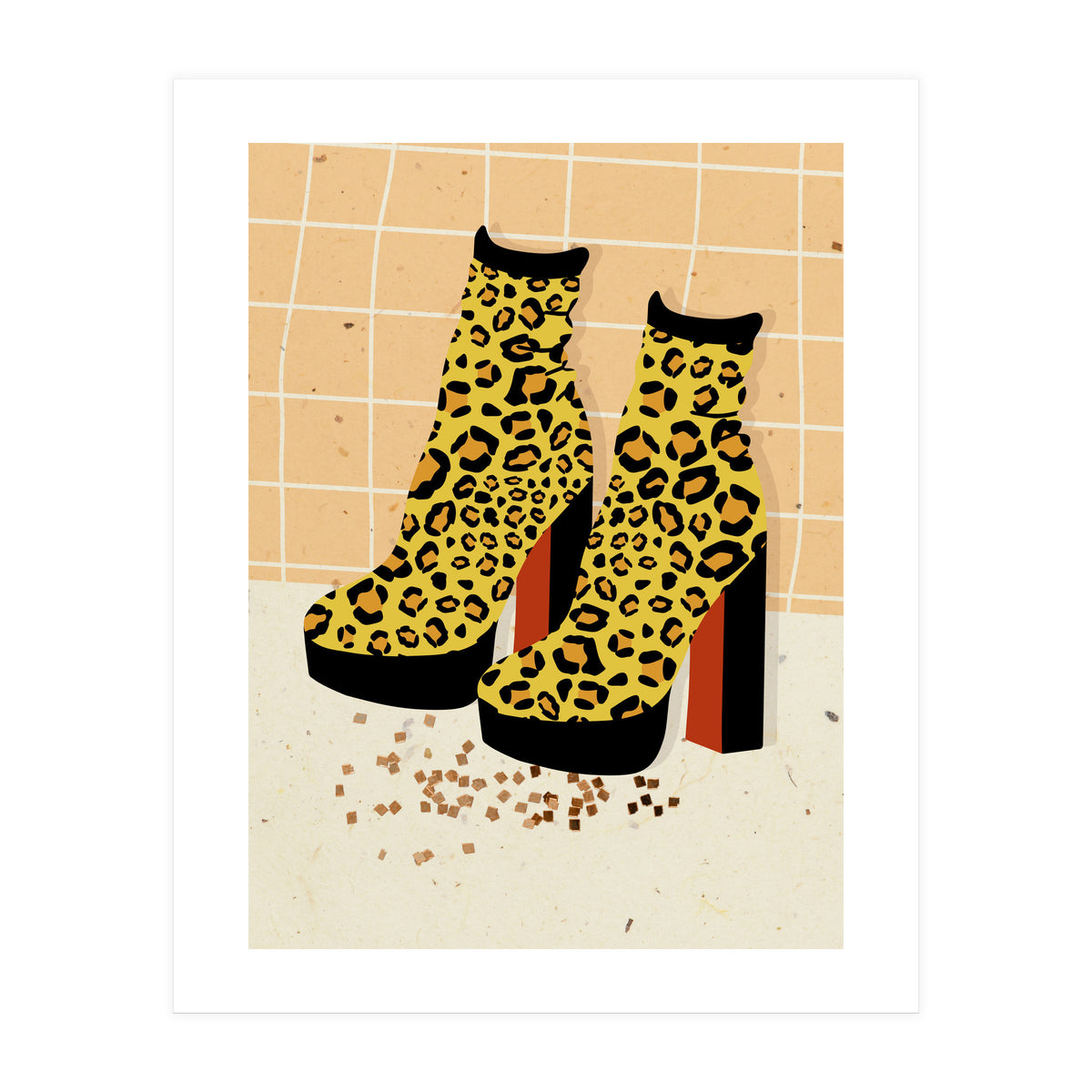 Leopard Disco Platforms (Print Only)