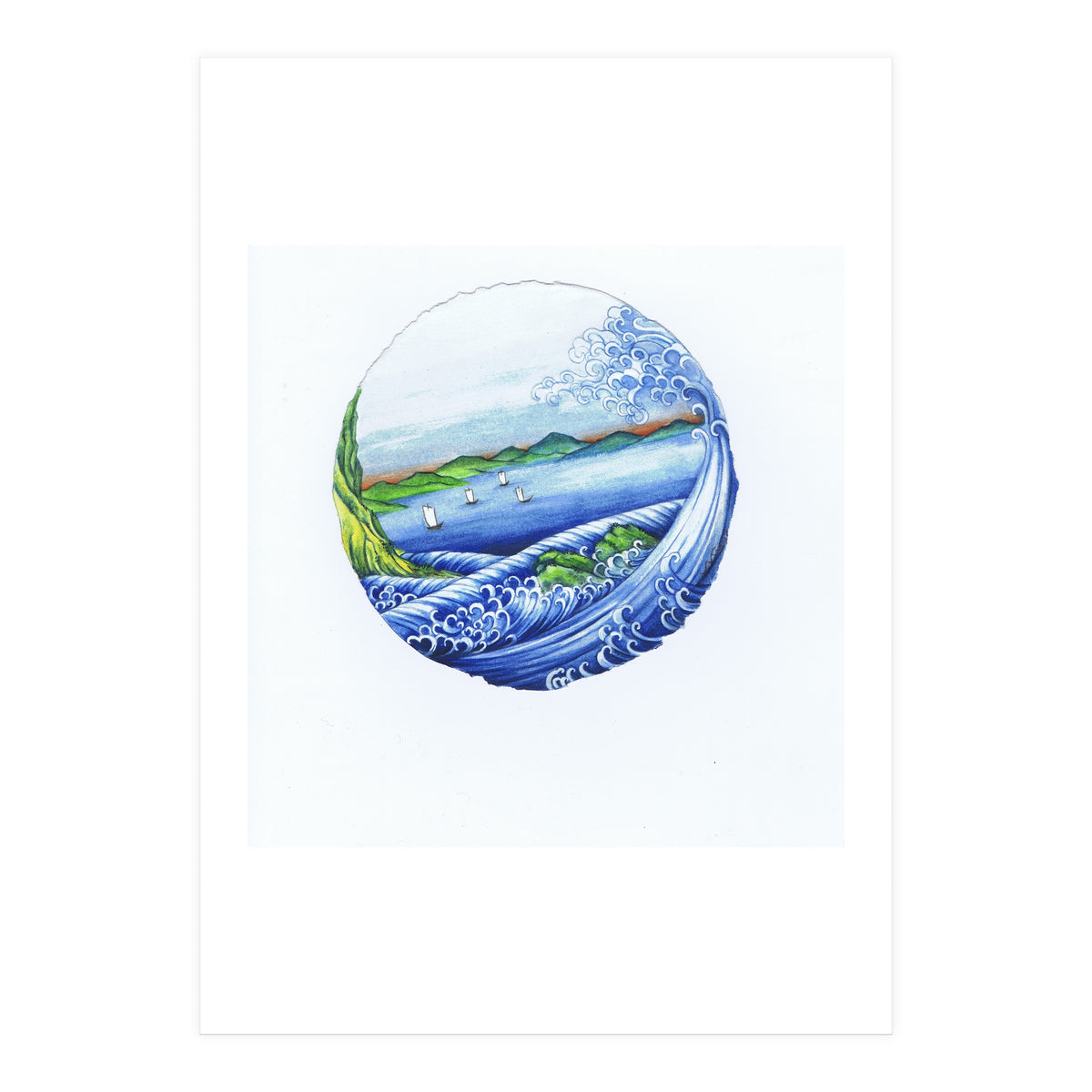 Circle 9 (Print Only)