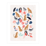 Tropical Girls And Cheetah (Print Only) thumbnail