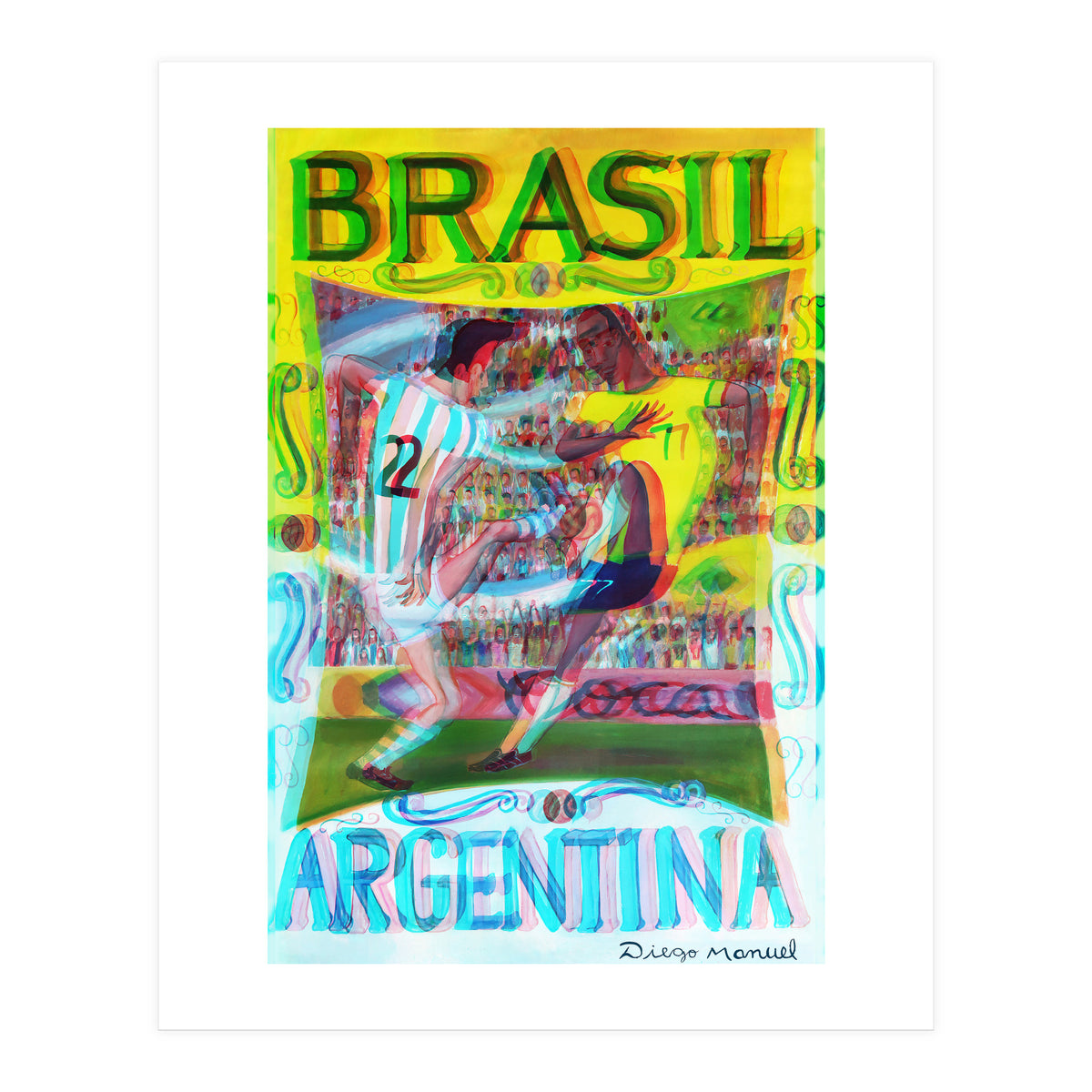 Brasil Argentina 2 (Print Only)