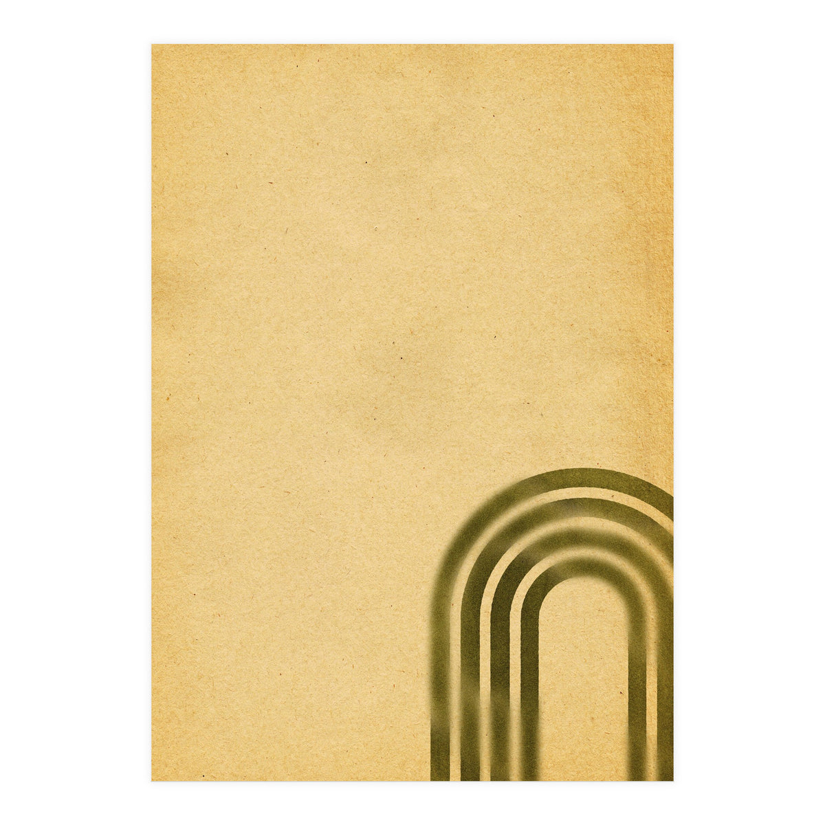 Blurry green arch (Print Only)