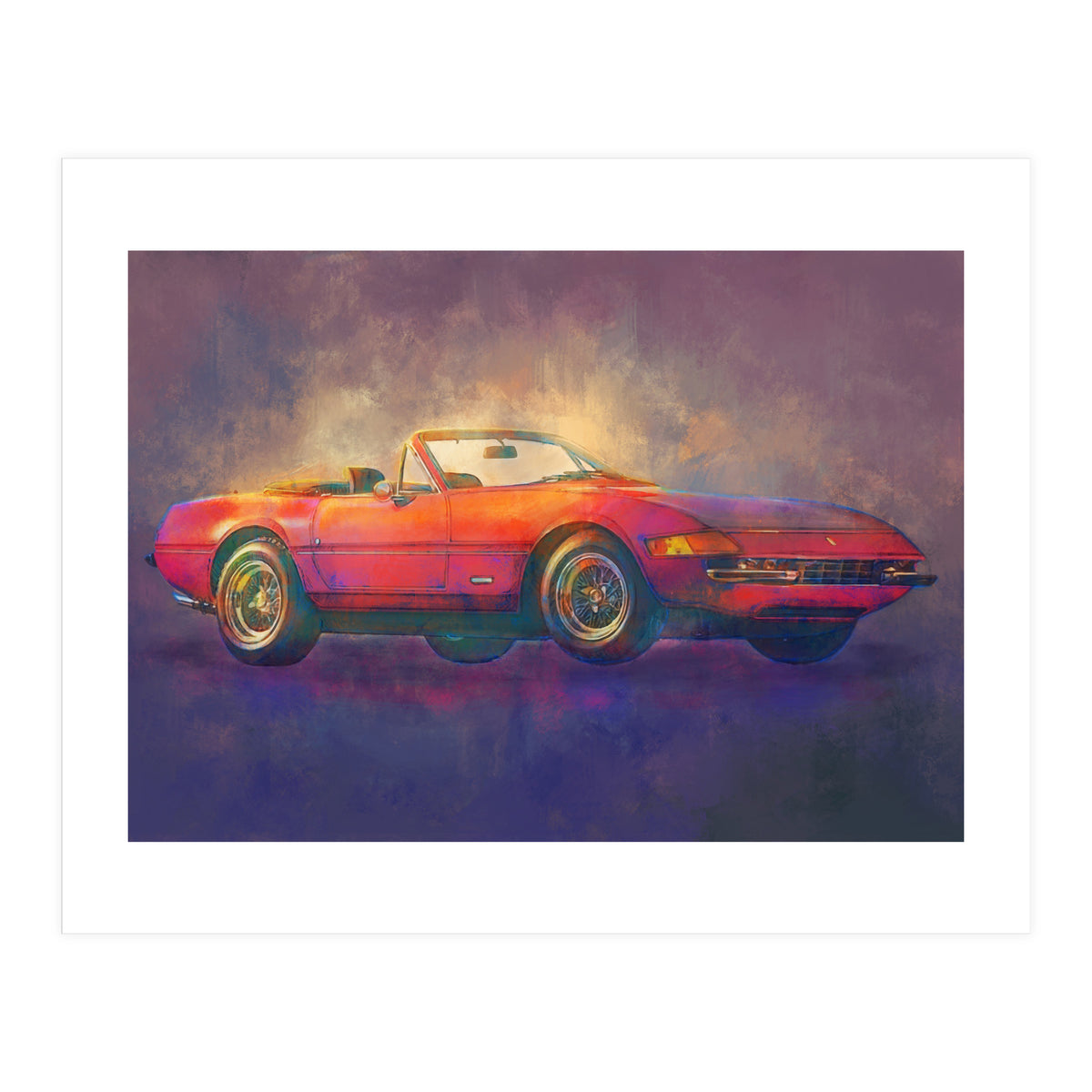 Ferrari 365 GTB 4 Daytona Spyder (Print Only)