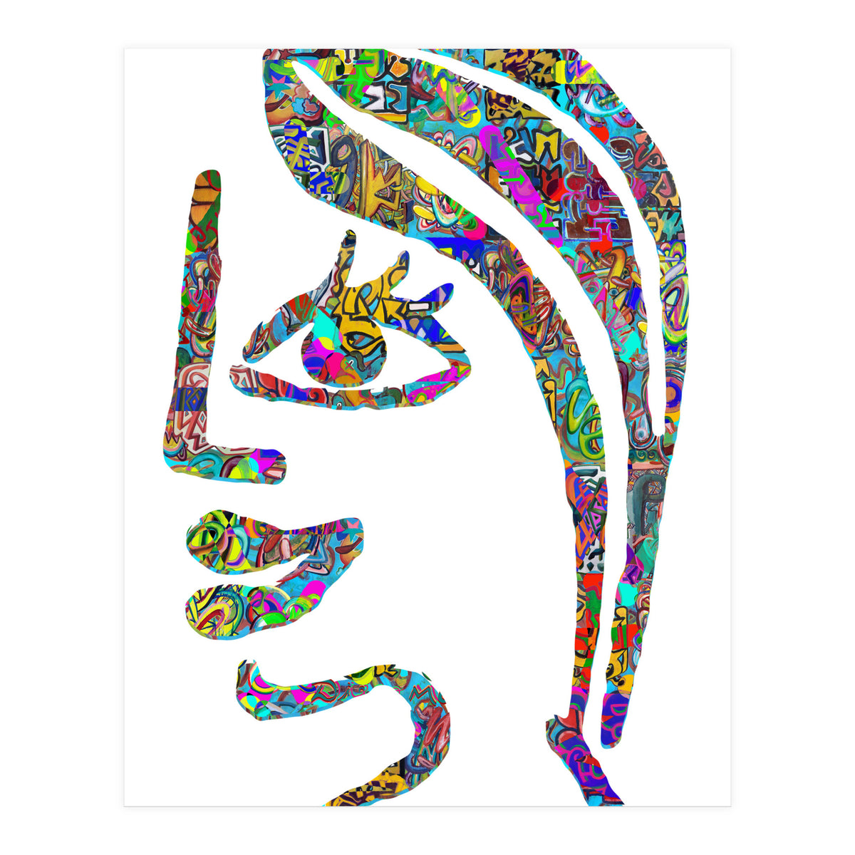 Graffiti Digital 12 2022 D 4  (Print Only)