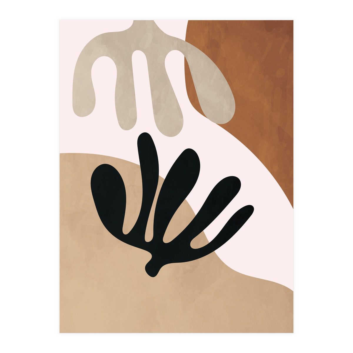 Abstract Modern Minimal Floral (Print Only)