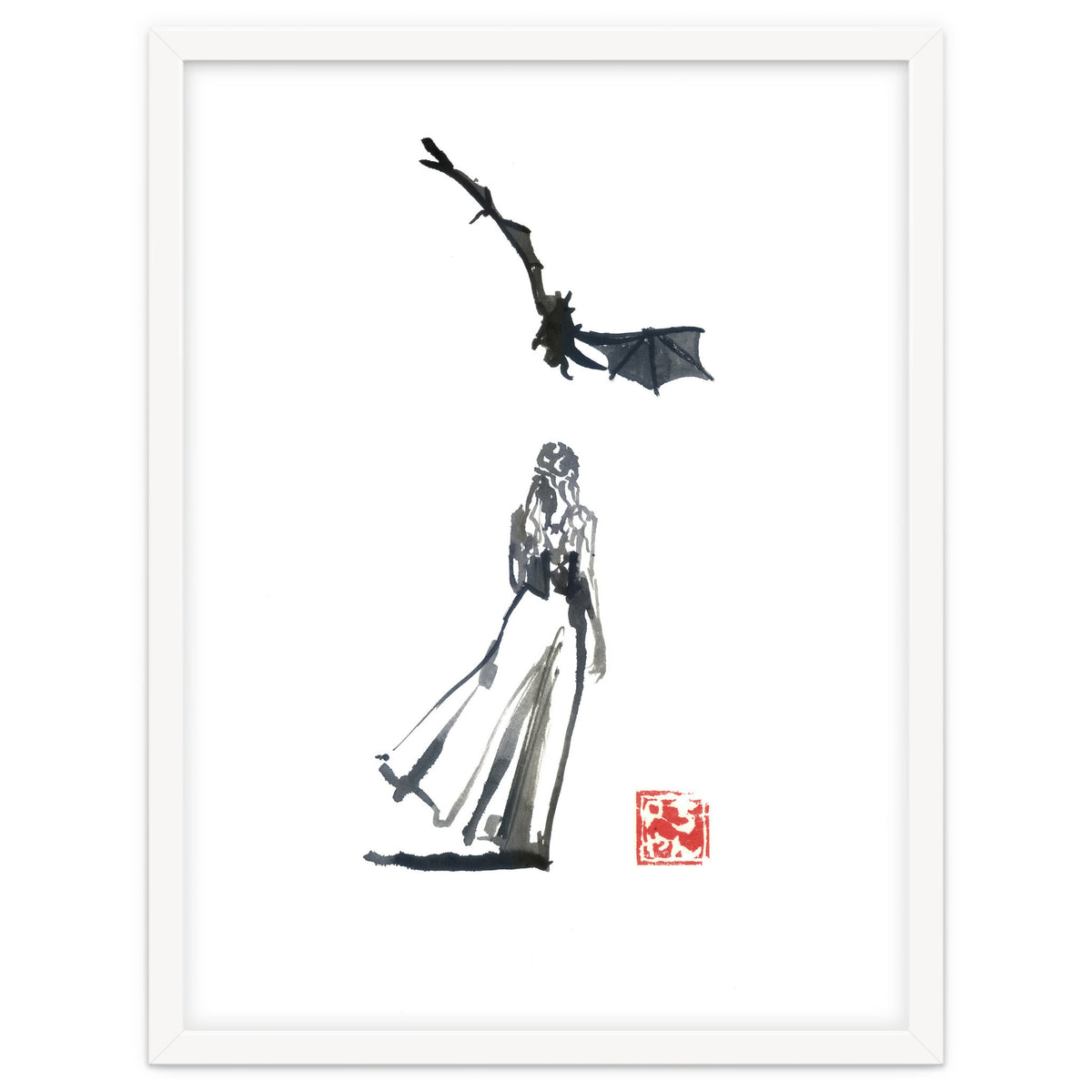 daenerys targaryen and the dragon