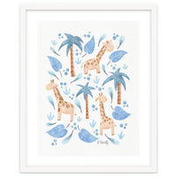 Jungle Giraffes | Blue