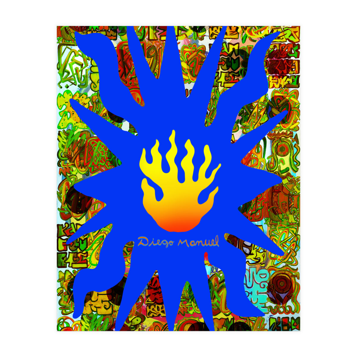 Fuego Y Graffiti 54 (Print Only)