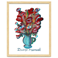 Flores Y Ojos 3d