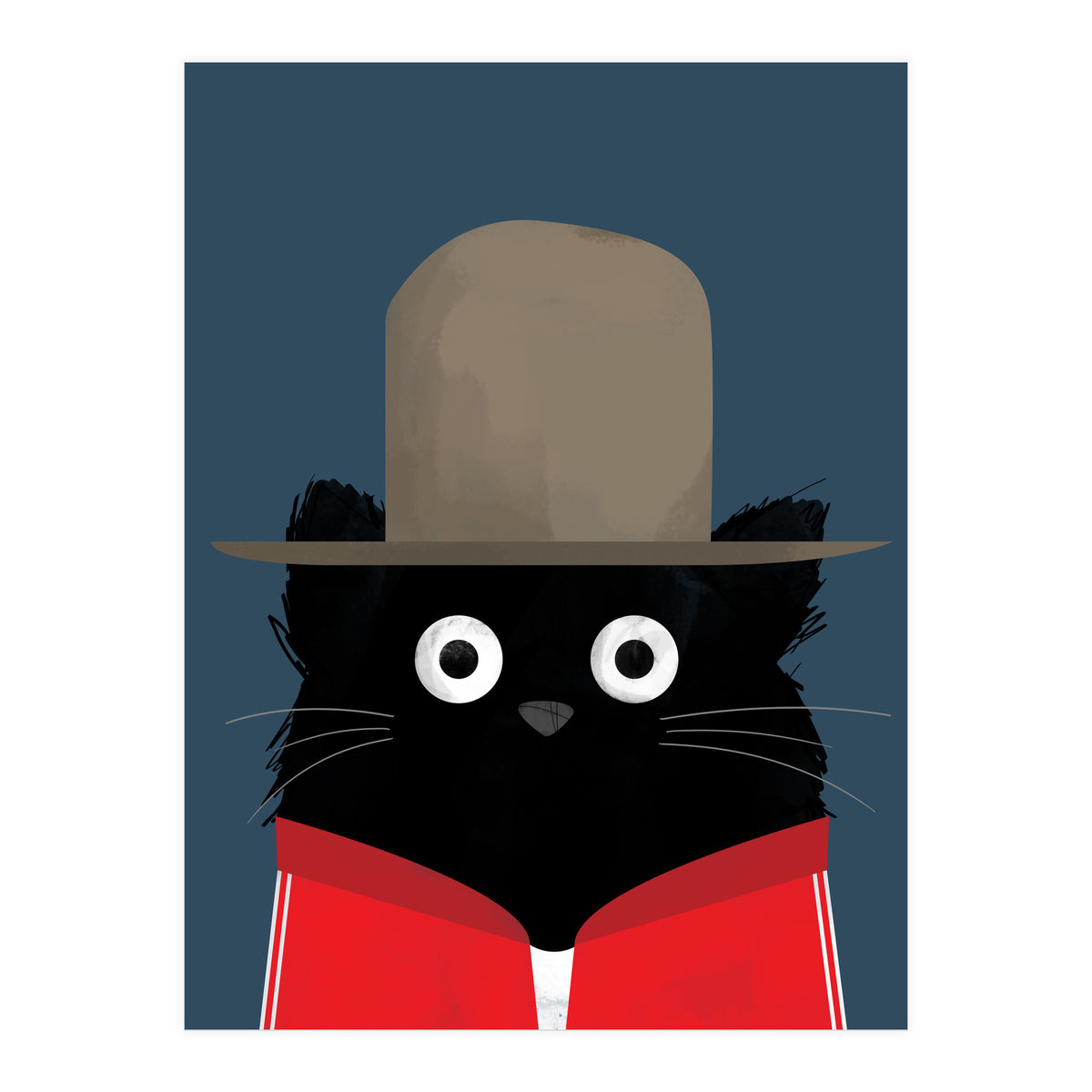 Doozal Cat Pharrell (Print Only)