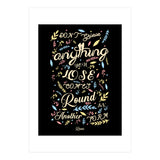 Anything you lose comes round in another form - Rumi Quote Typography (Print Only) thumbnail