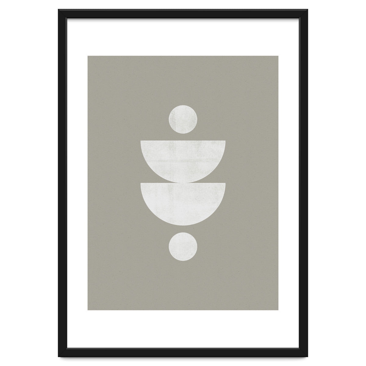 Mid-Century Modern No.23 - Woodblock Print