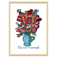 Flores Y Ojos 3d