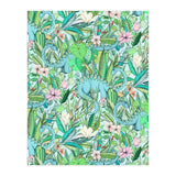 Improbable Botanical with Dinosaurs - soft pastels (Print Only) thumbnail