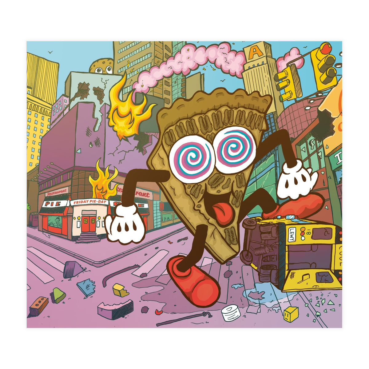 Pecan Psychosis - 12.3% ABV Bourbon Barrel Aged Pecan Maple Stout - Amundsen Brewery (Print Only)