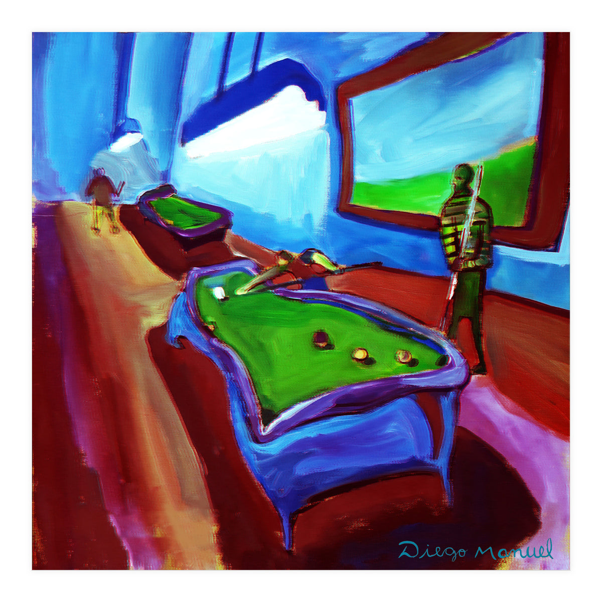 Noche De Pool 3 2 (Print Only)