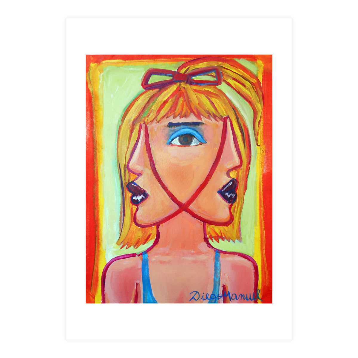 Cabeza De Mujer 7 (Print Only)