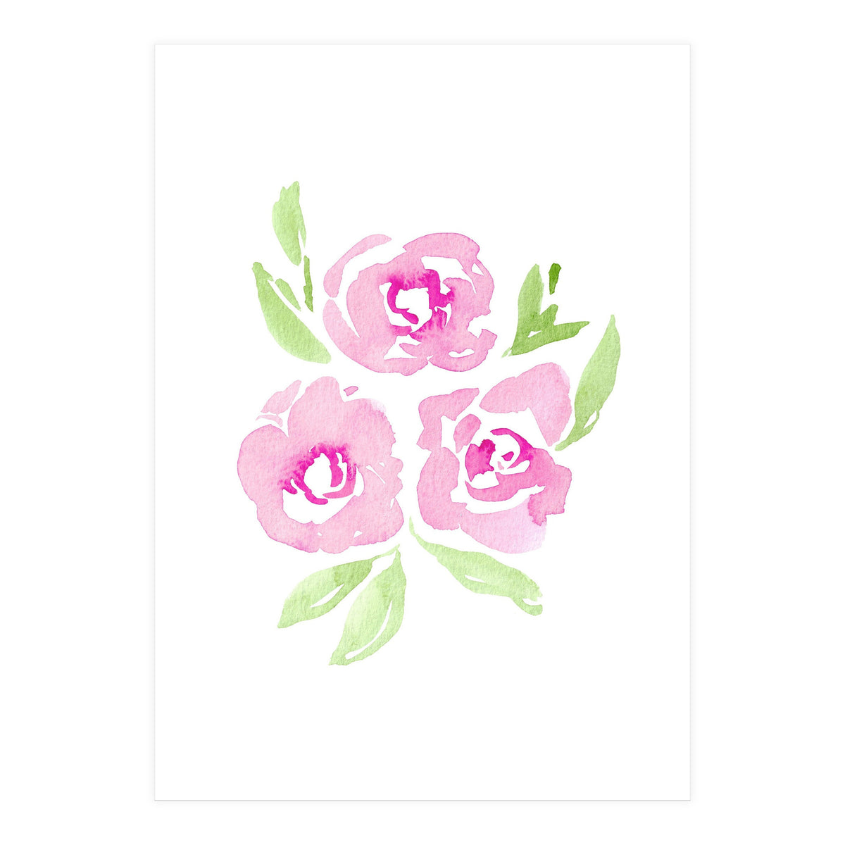 Wild Roses | Fresh Pink (Print Only)