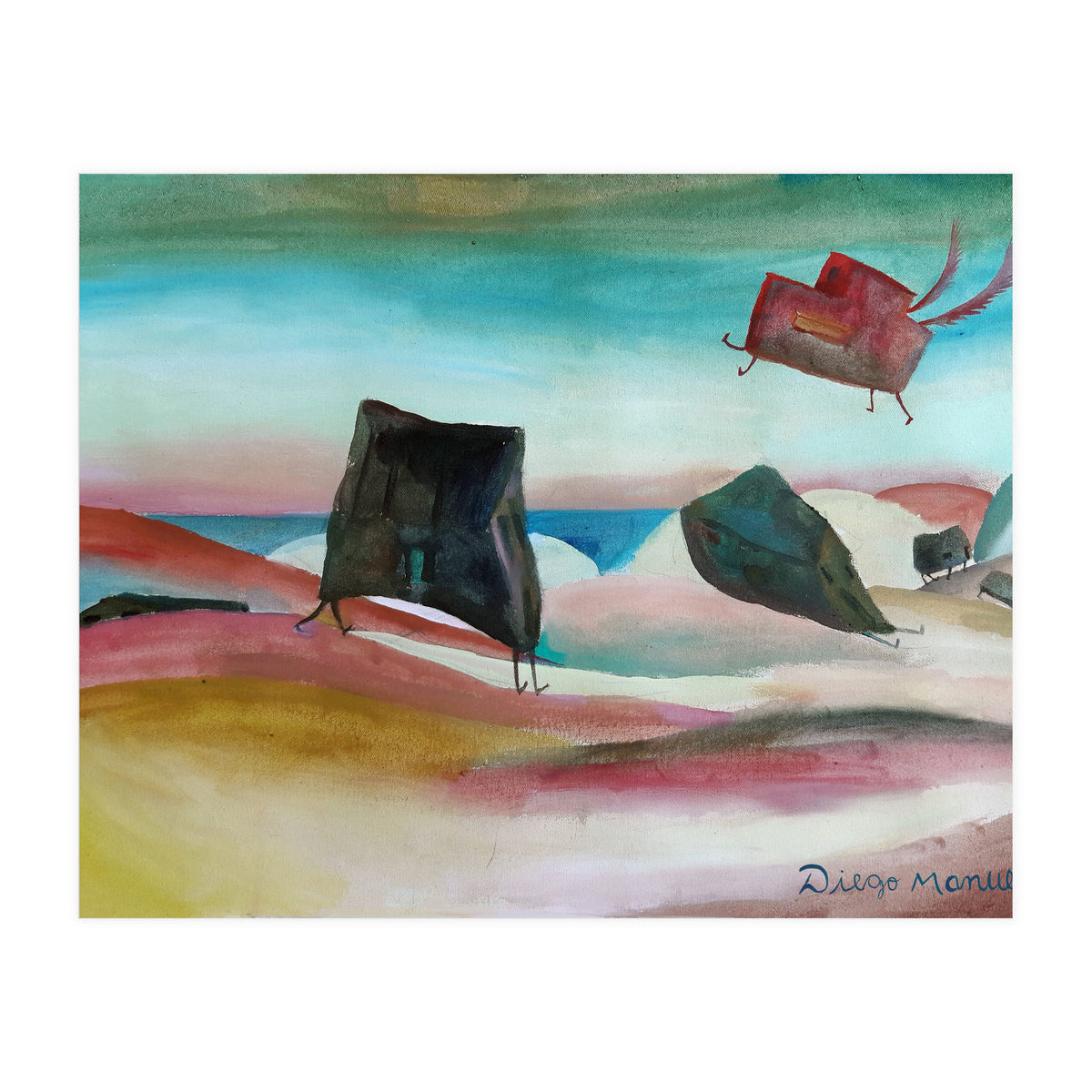 Casitas De Cabo Polonio (Print Only)