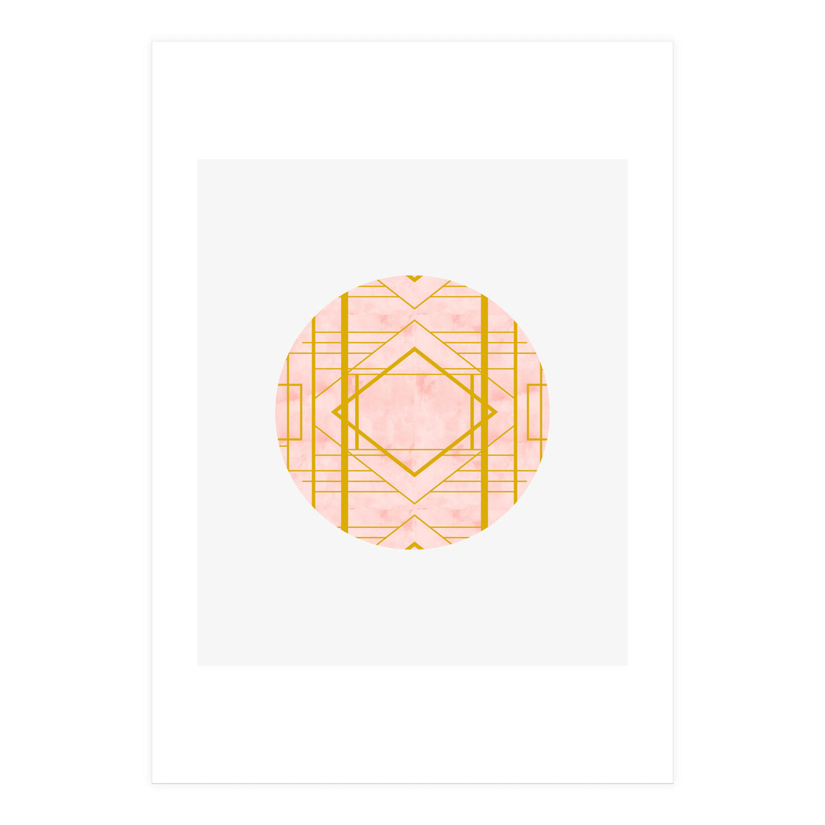 Art Deco Blush (Print Only)