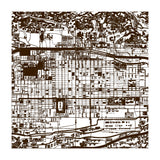 Antique Oriental Town Map  (Print Only) thumbnail