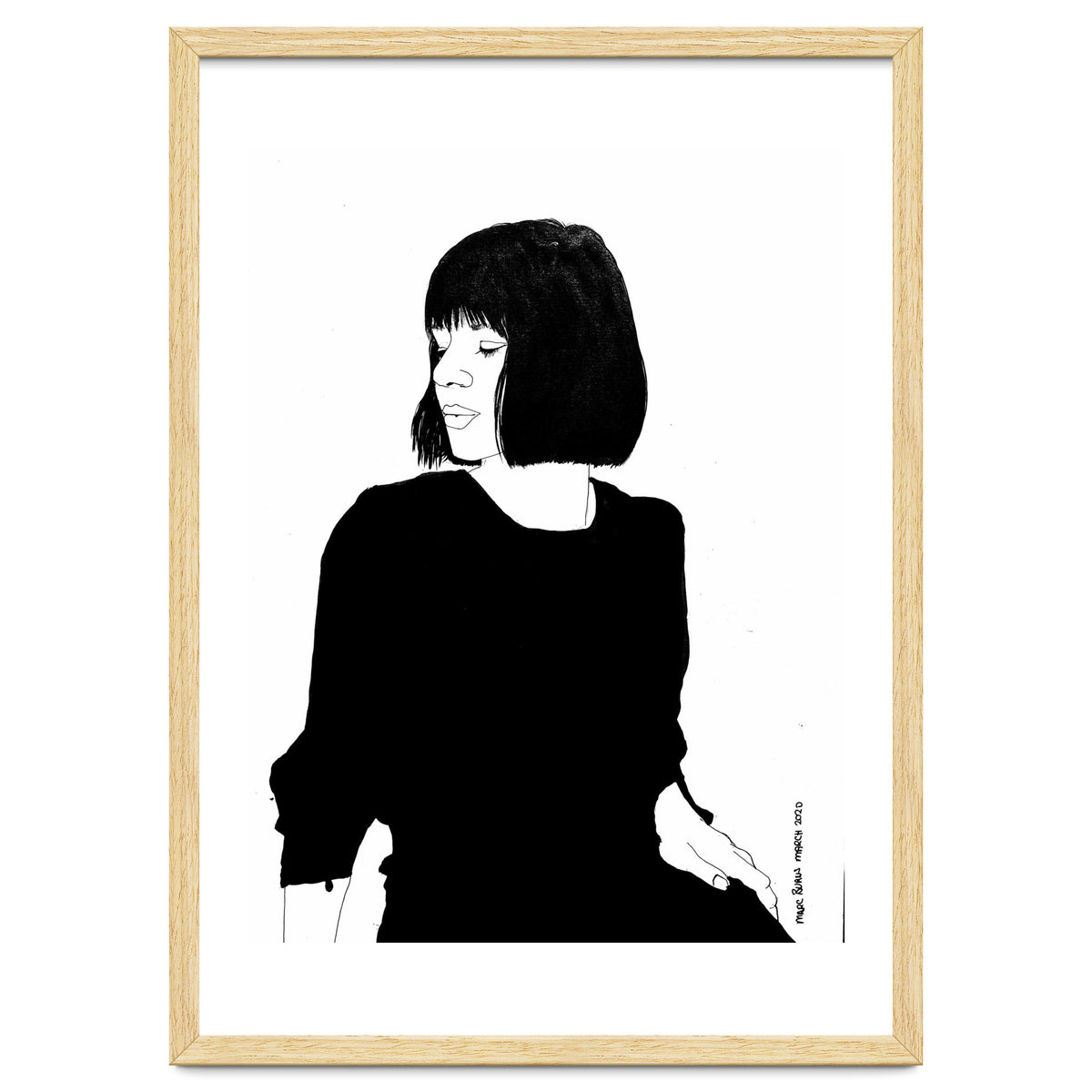 Untitled 84 - Woman in black