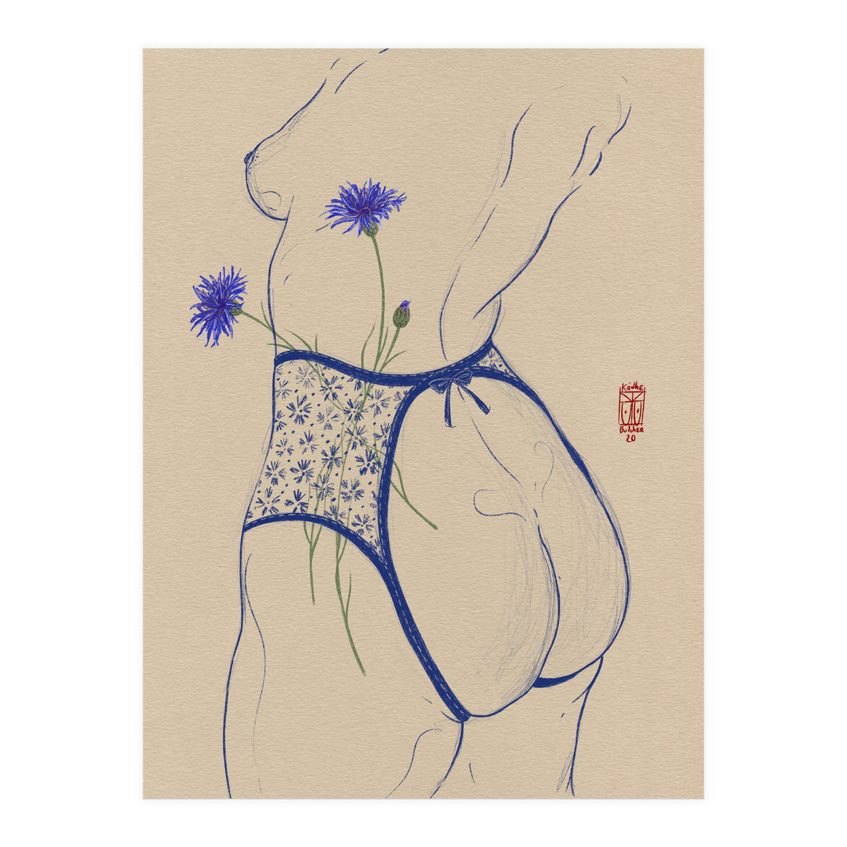 Corny Flowers  (Print Only)