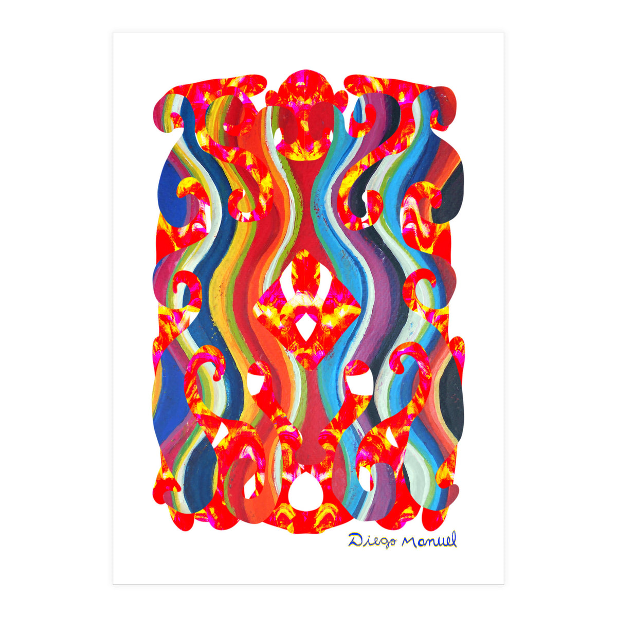 Pop Abstract Asimetrico 31 Copia (Print Only)