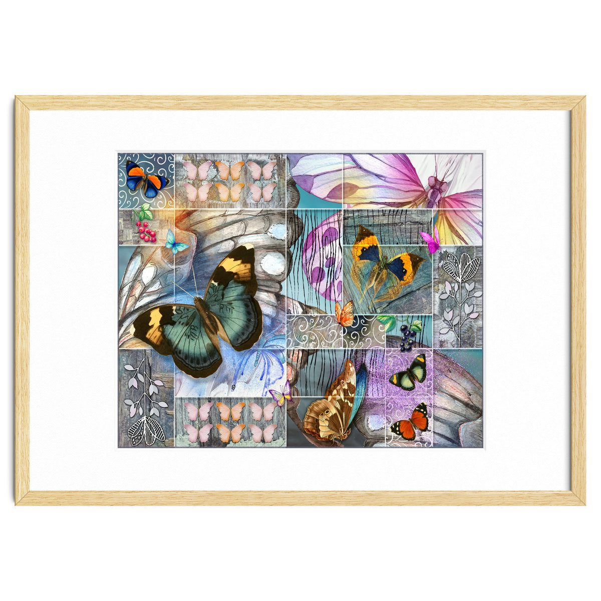 Butterfly Wings Collage