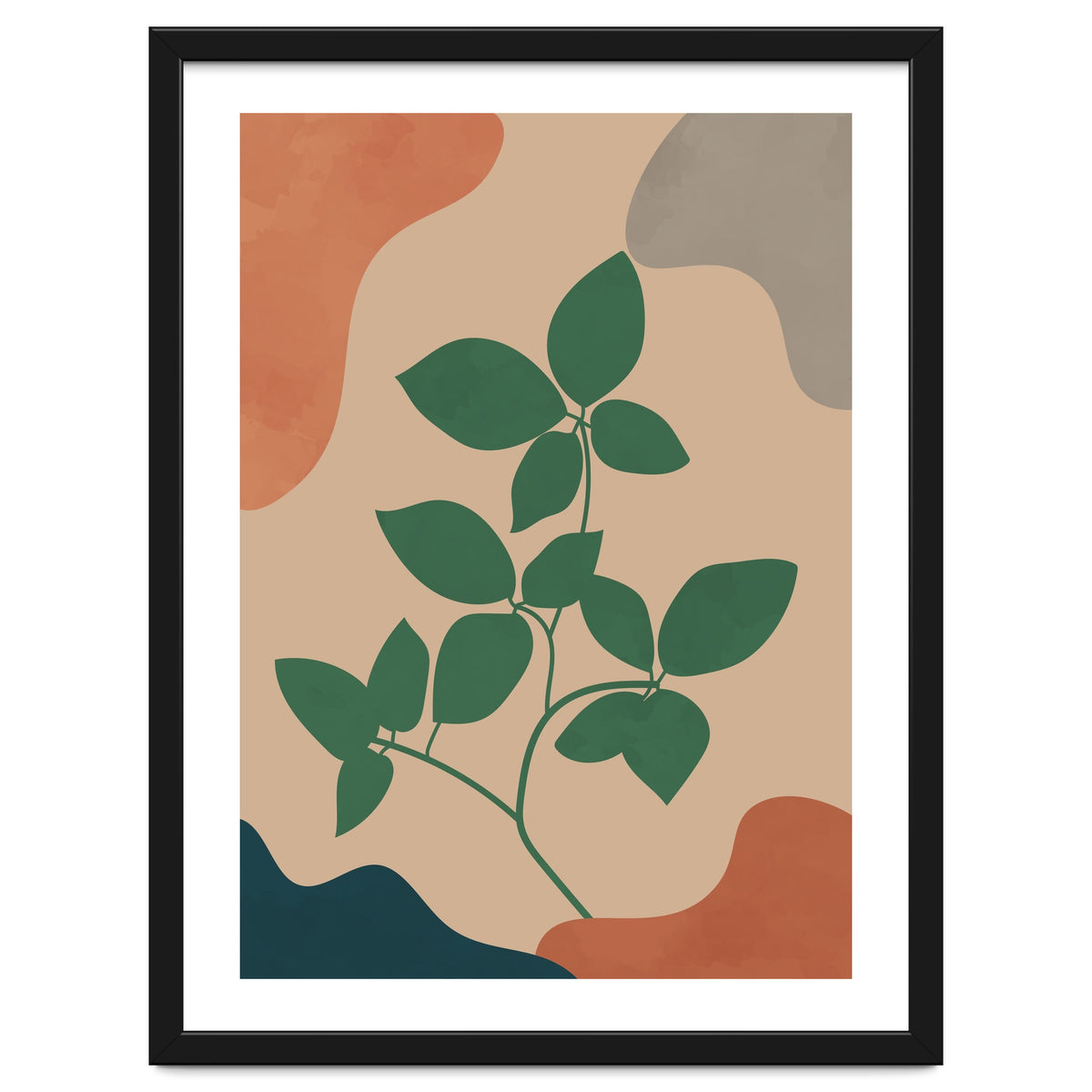 Botanical Neutral Earthy Tones