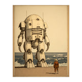 Giant Robot Japanese Woodblock Print (Print Only) thumbnail