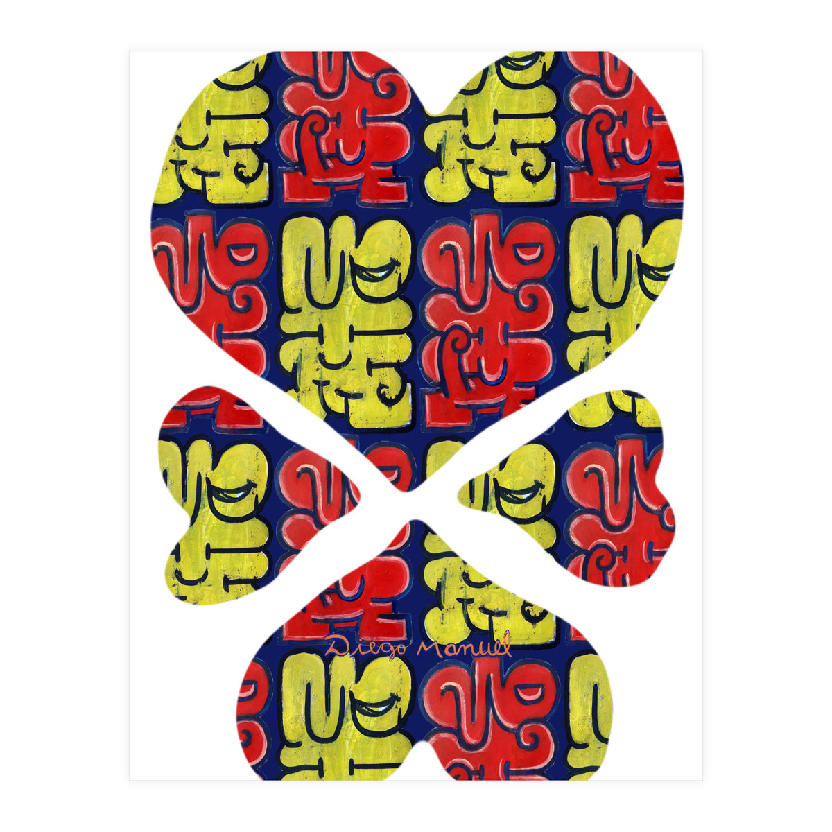 4 Corazones 4 (Print Only)