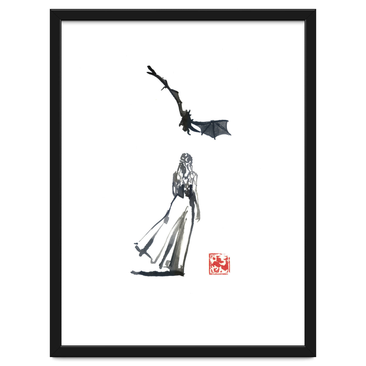 daenerys targaryen and the dragon