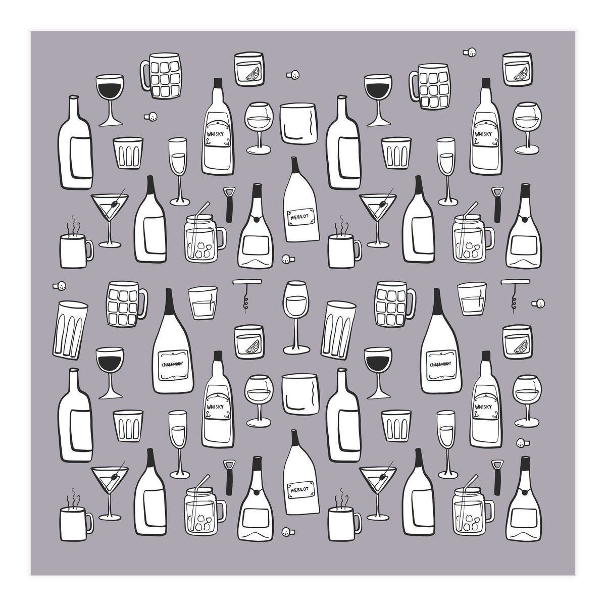Wine and Beer (Print Only)