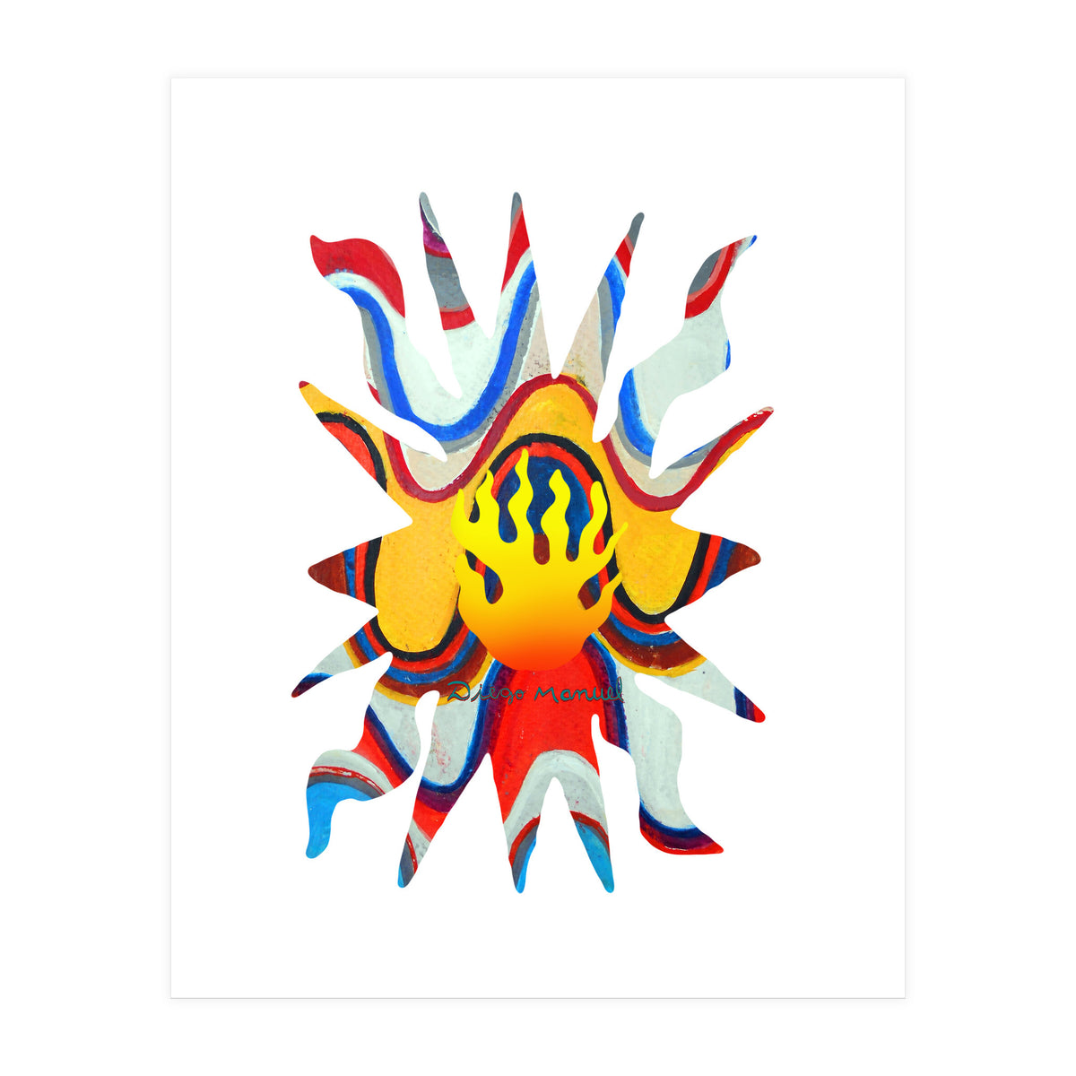 Fuego 35 Copia (Print Only)