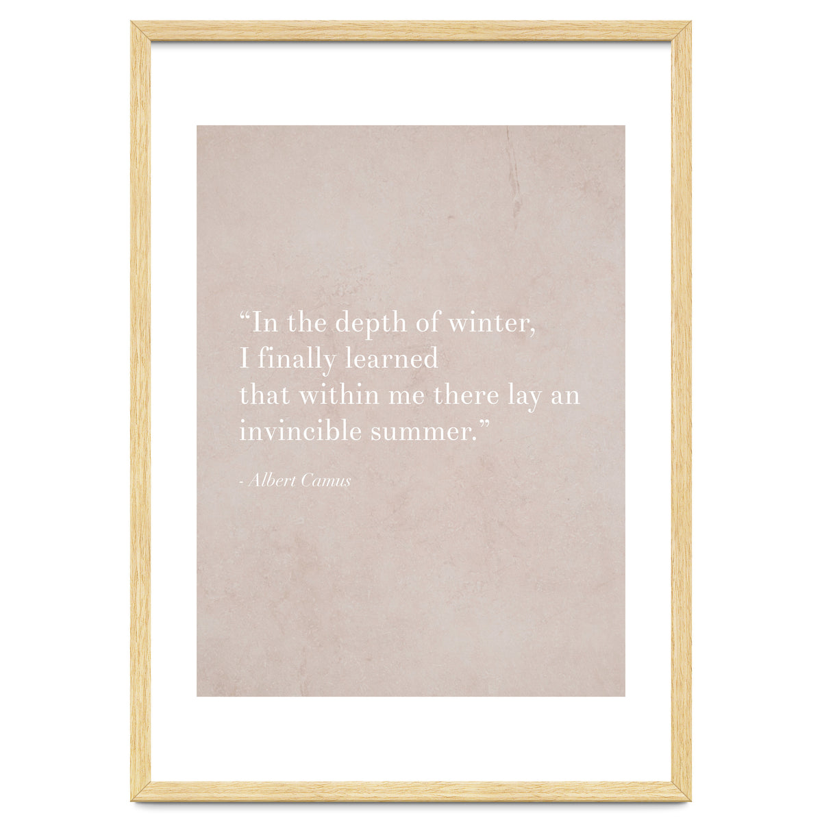 An Invincible Summer By Camus